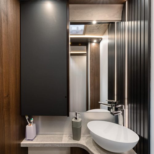 Łazienka Masuria 790 TL - wersja kolorystyczna mebli Noce Symphony